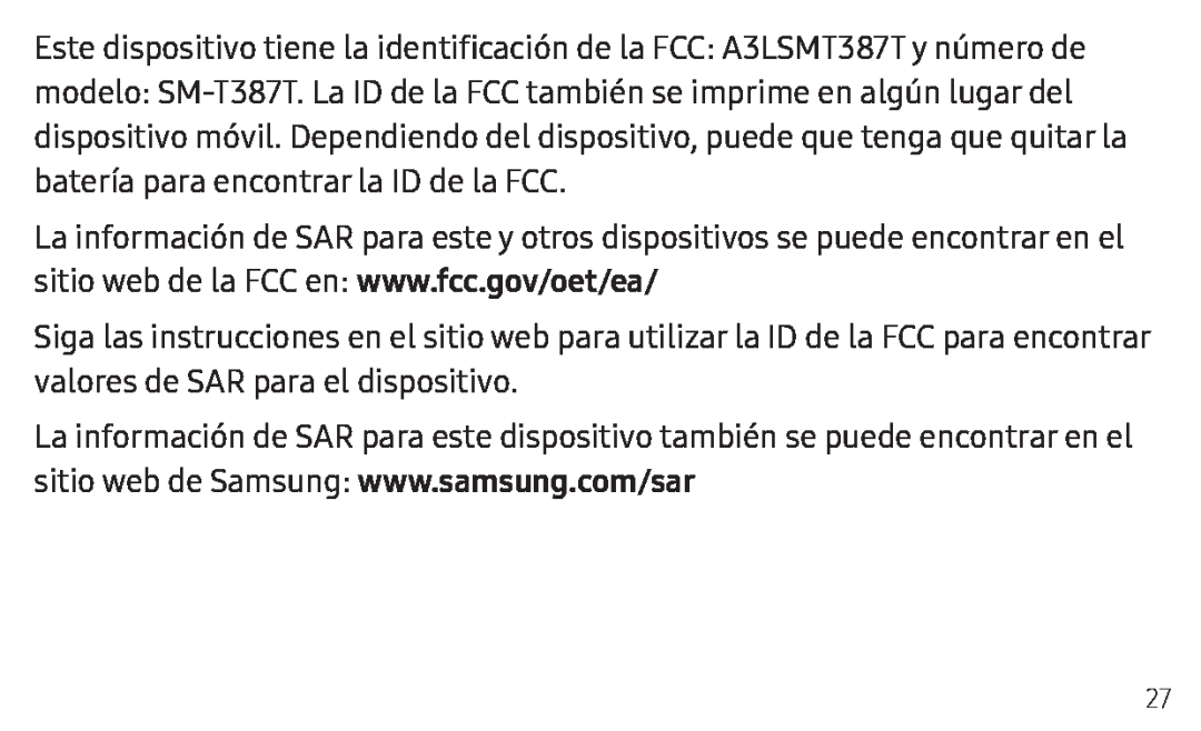 www.fcc.gov/oet/ea www.samsung.com/sar