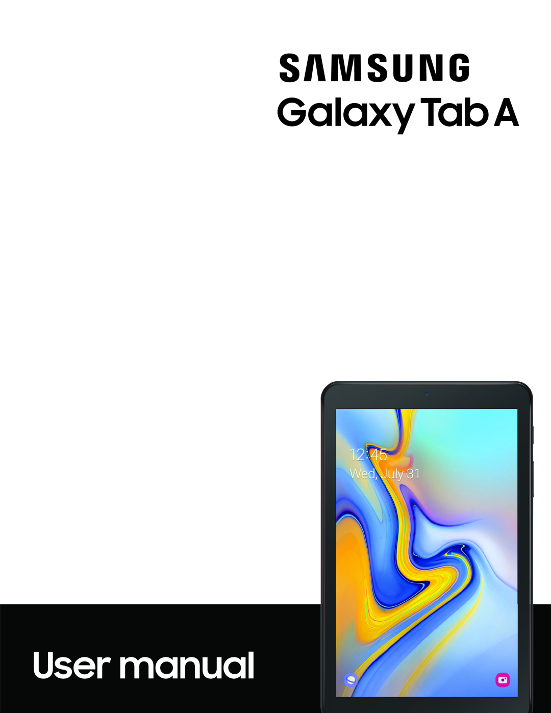 User manual Galaxy Tab A 8.0 New T-Mobile