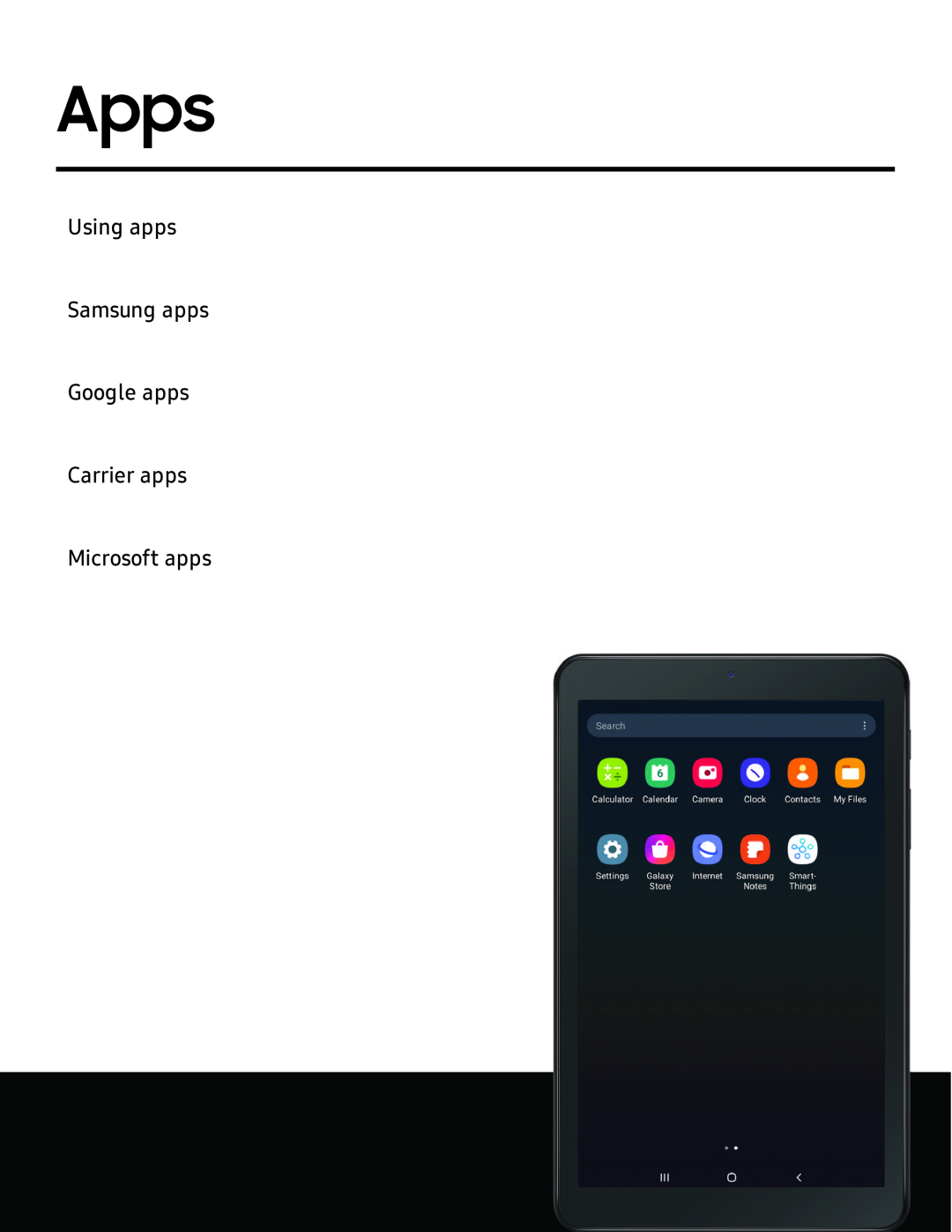 Apps Galaxy Tab A 8.0 New T-Mobile