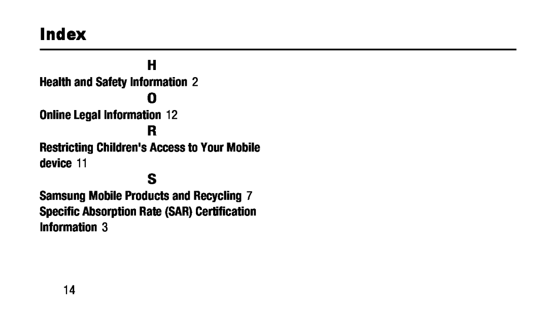 Index Galaxy Tab A 8.0 T-Mobile