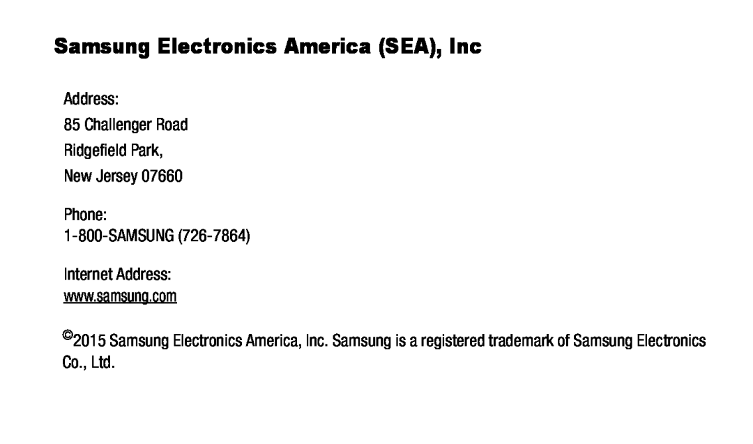 Samsung Electronics America (SEA), Inc Galaxy Tab A 8.0 T-Mobile