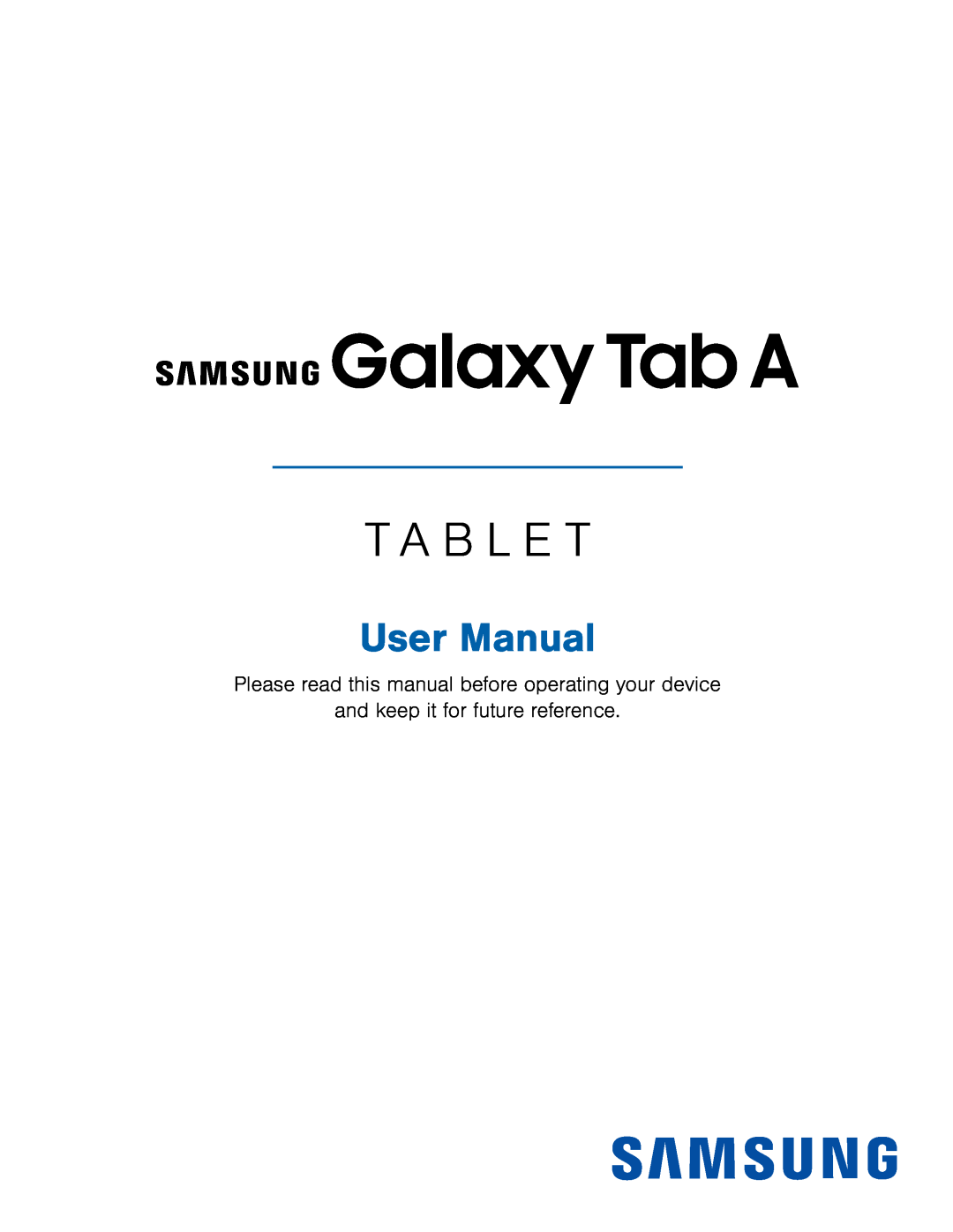 and keep it for future reference Galaxy Tab A 8.0 T-Mobile