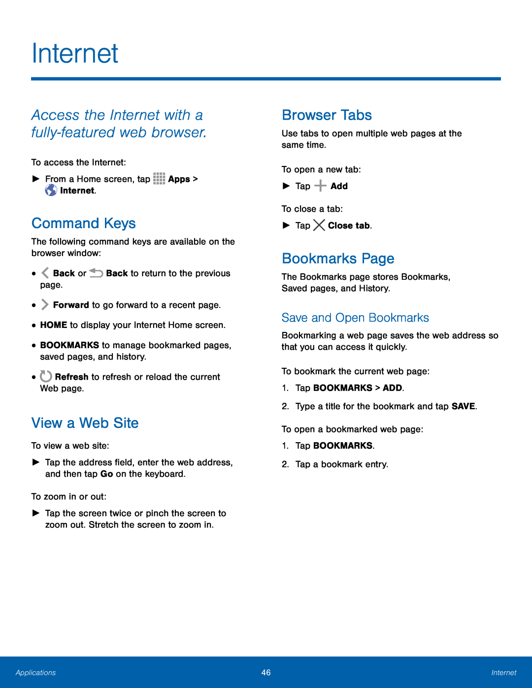 Command Keys Galaxy Tab A 8.0 T-Mobile