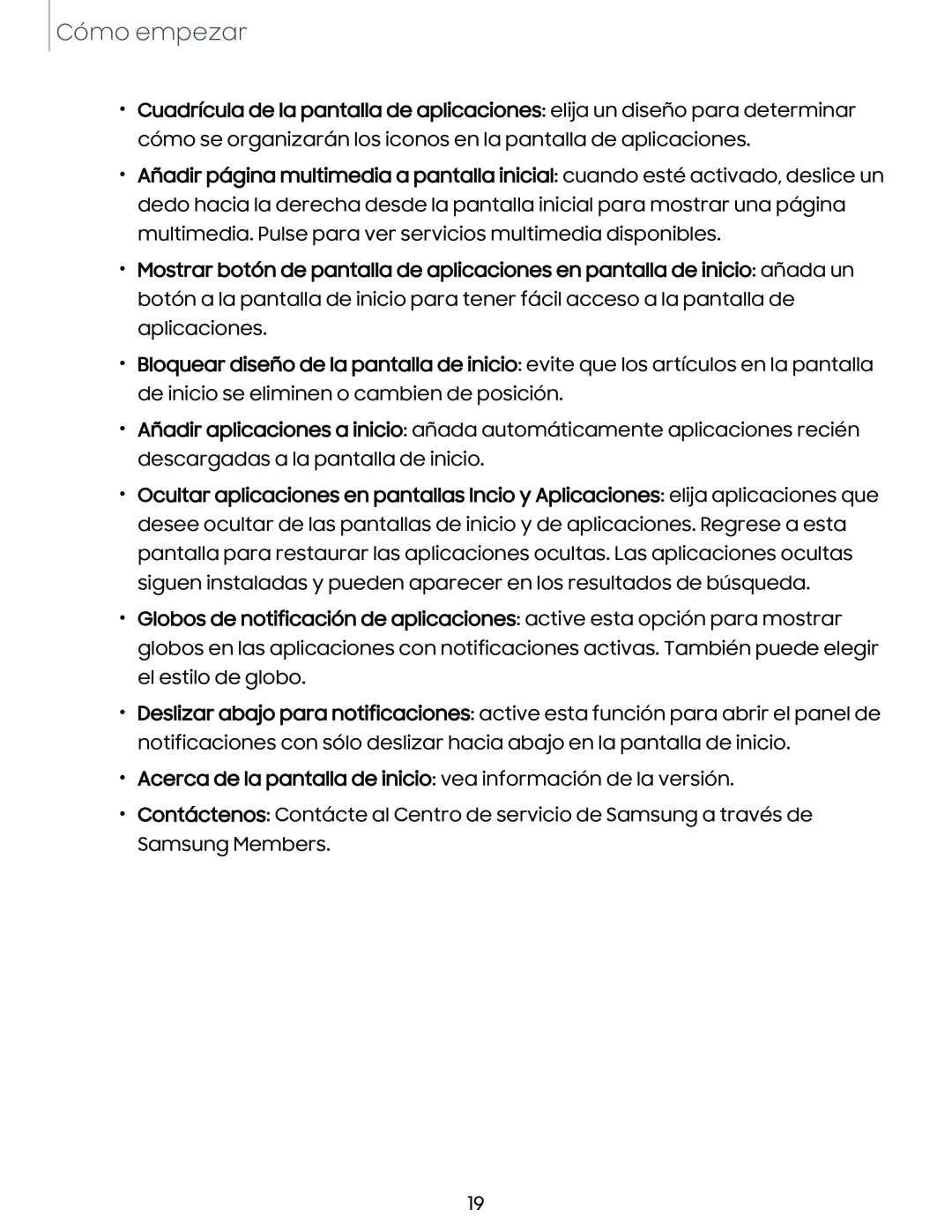 Globos de notificación de aplicaciones Galaxy Tab A7 Lite Verizon