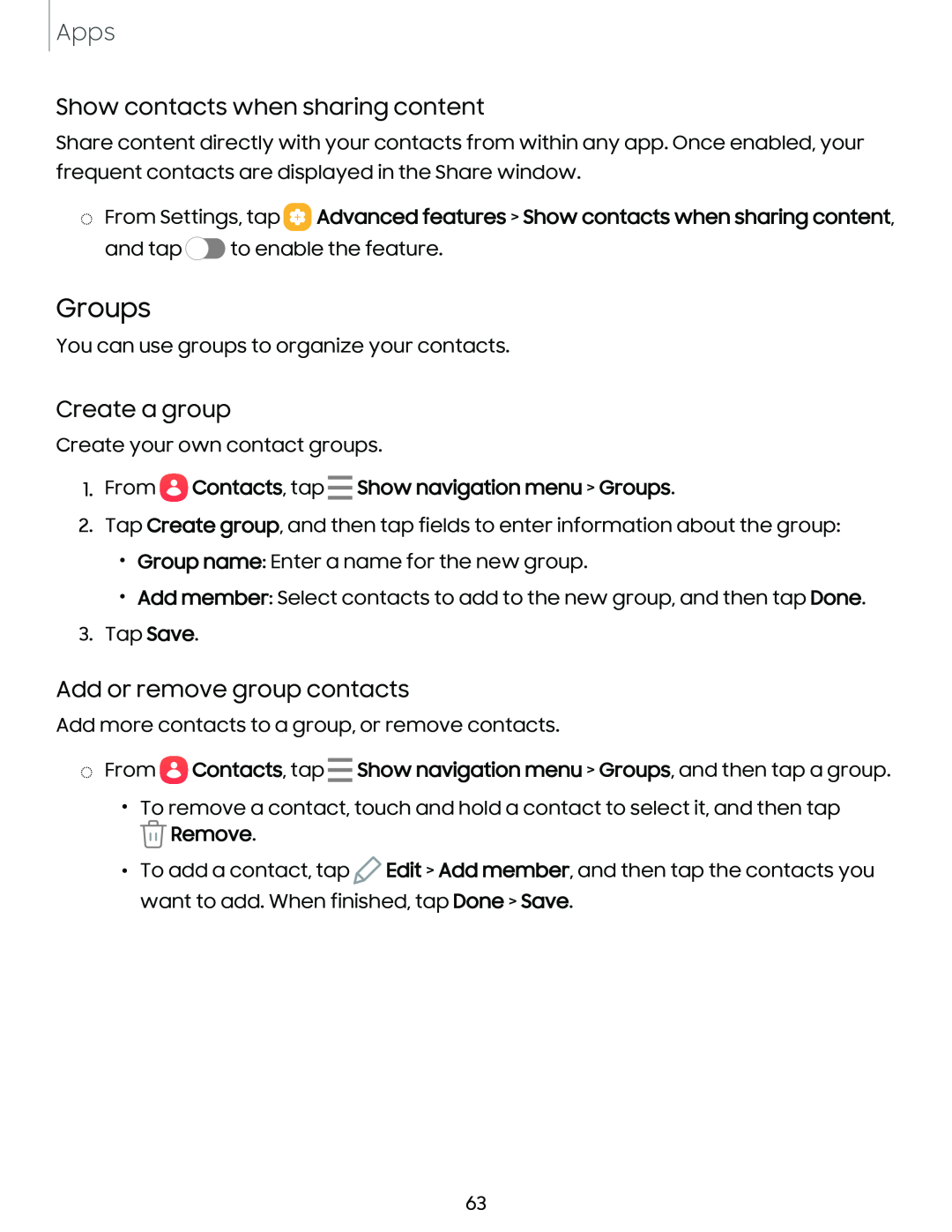 Create a group Galaxy Tab A7 Lite Spectrum Mobile