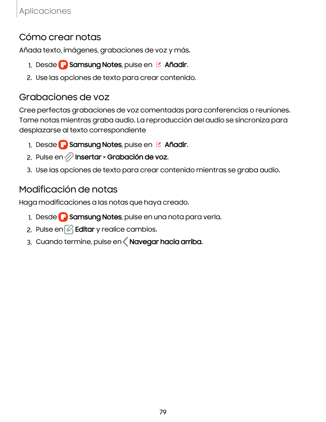 Modificación de notas Galaxy Tab A7 Lite Spectrum Mobile