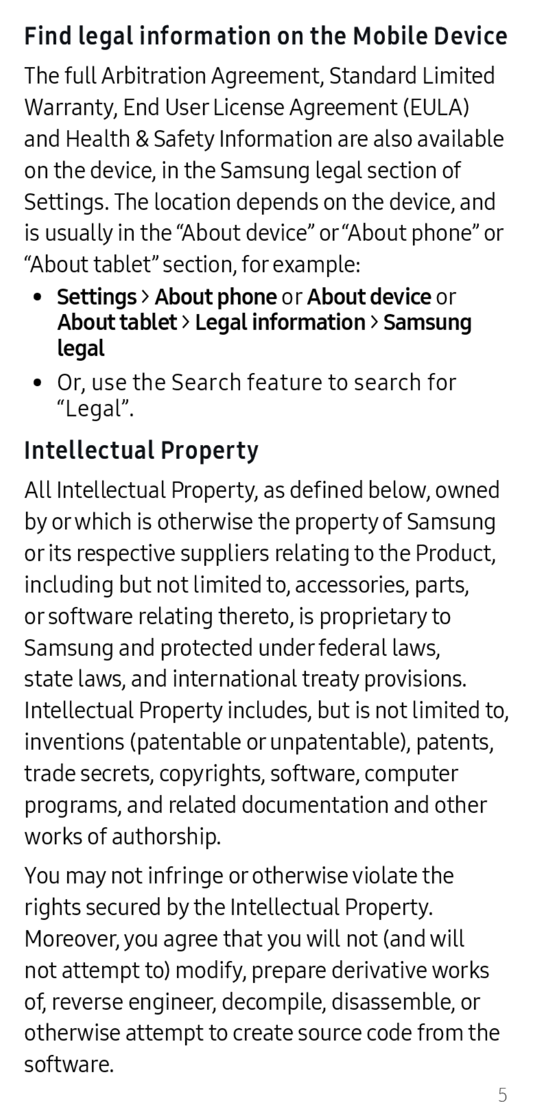 Intellectual Property Galaxy S10e Spectrum Mobile
