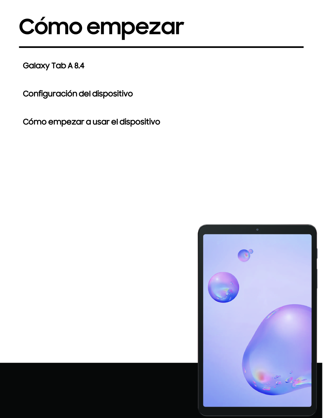 Cómo empezar Galaxy Tab A 8.4 T-Mobile
