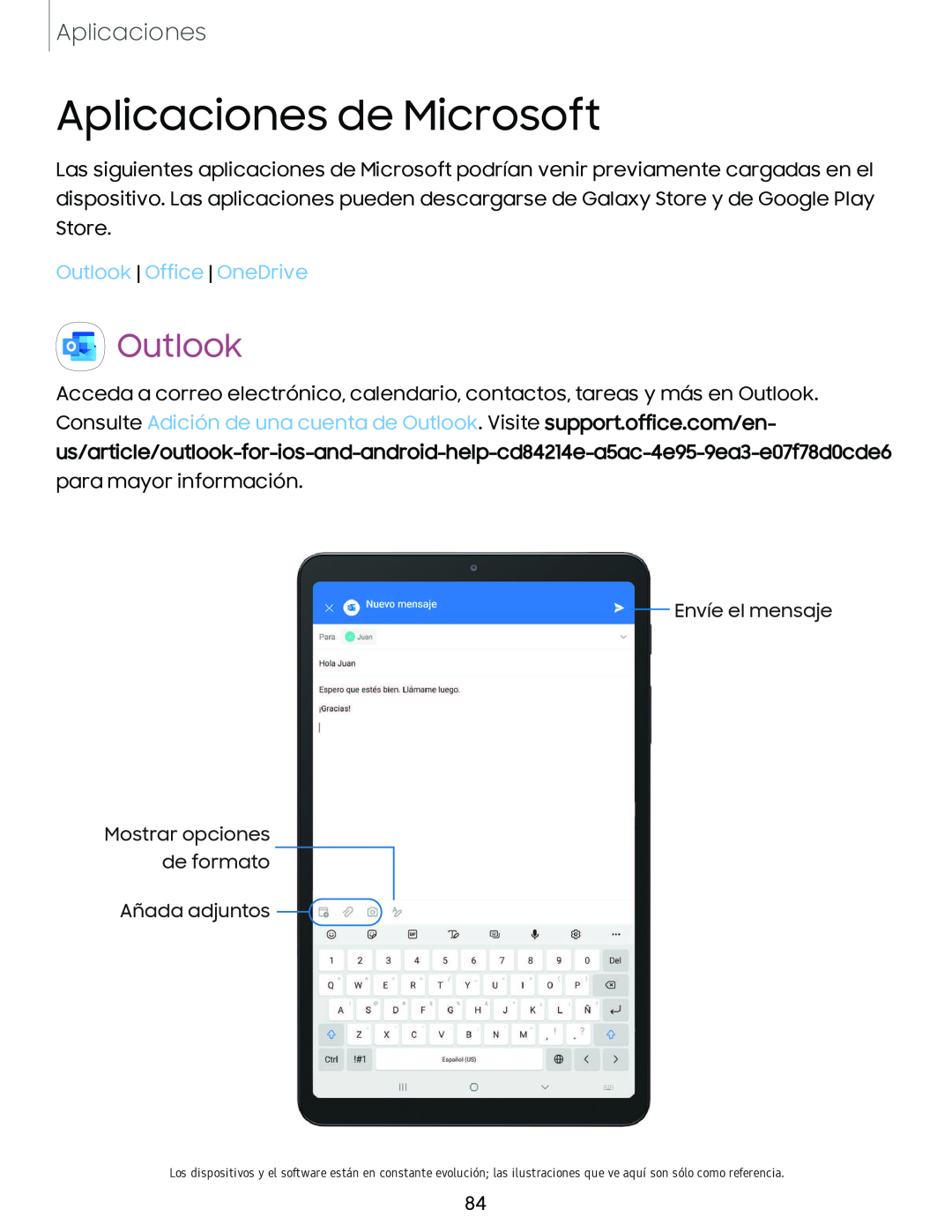 Outlook Galaxy Tab A 8.4 T-Mobile