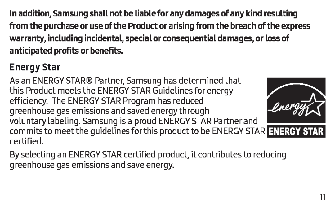 Energy Star Galaxy Tab S6 Wi-Fi