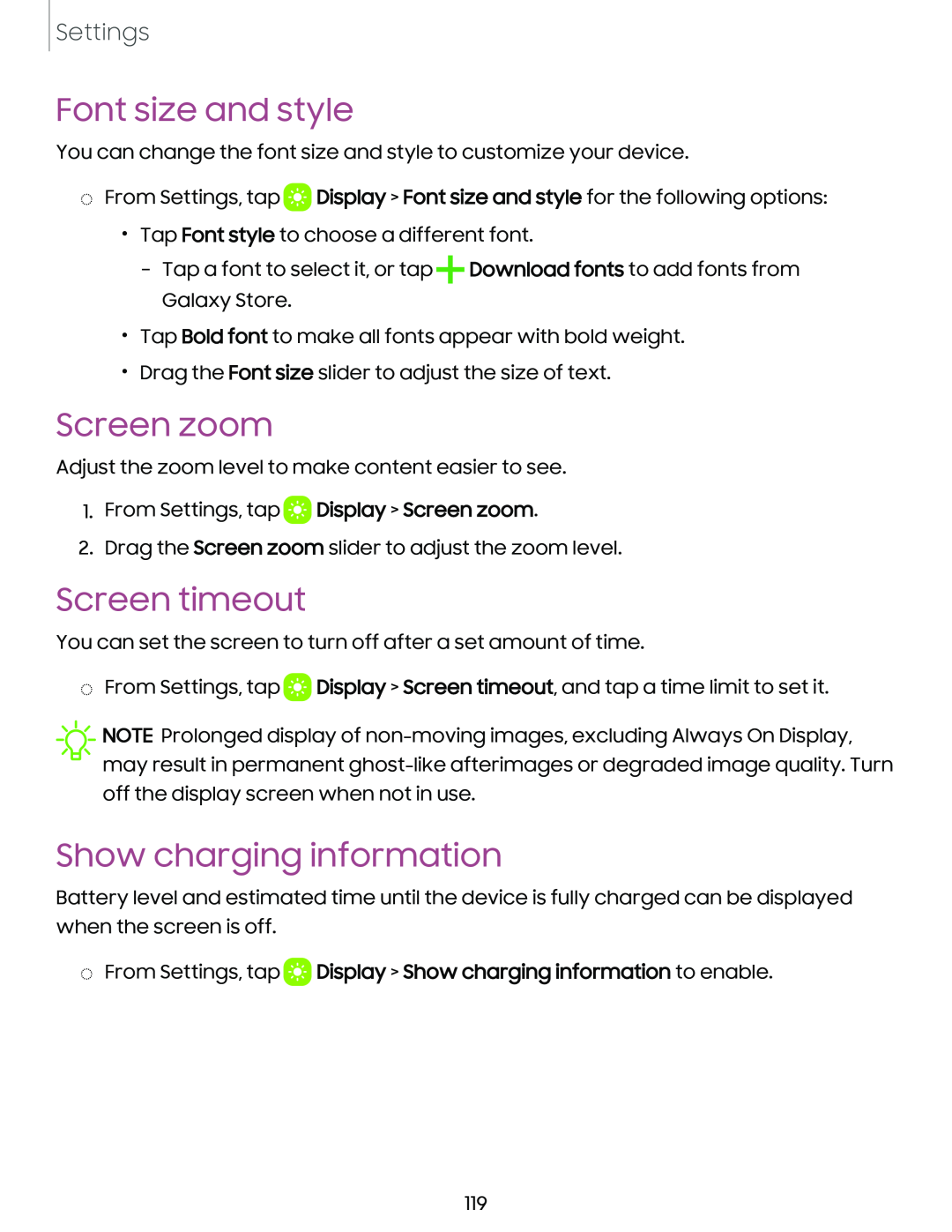 Screen timeout Galaxy Tab S6 T-Mobile