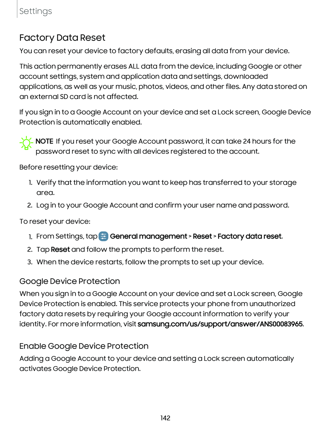 Google Device Protection Enable Google Device Protection