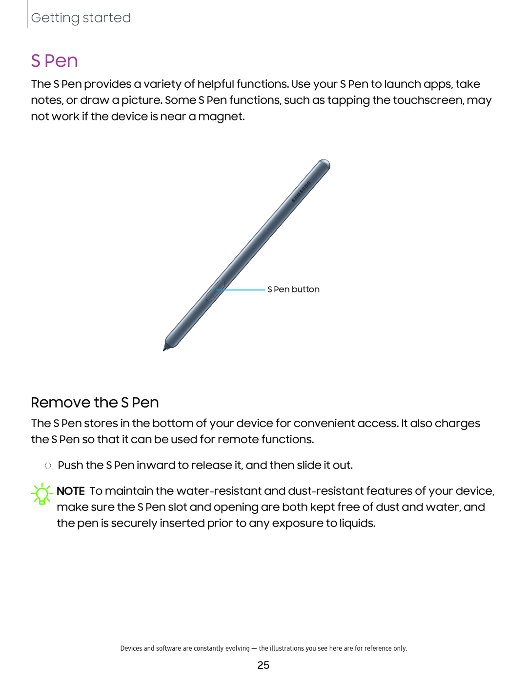 Remove the S Pen Galaxy Tab S6 T-Mobile