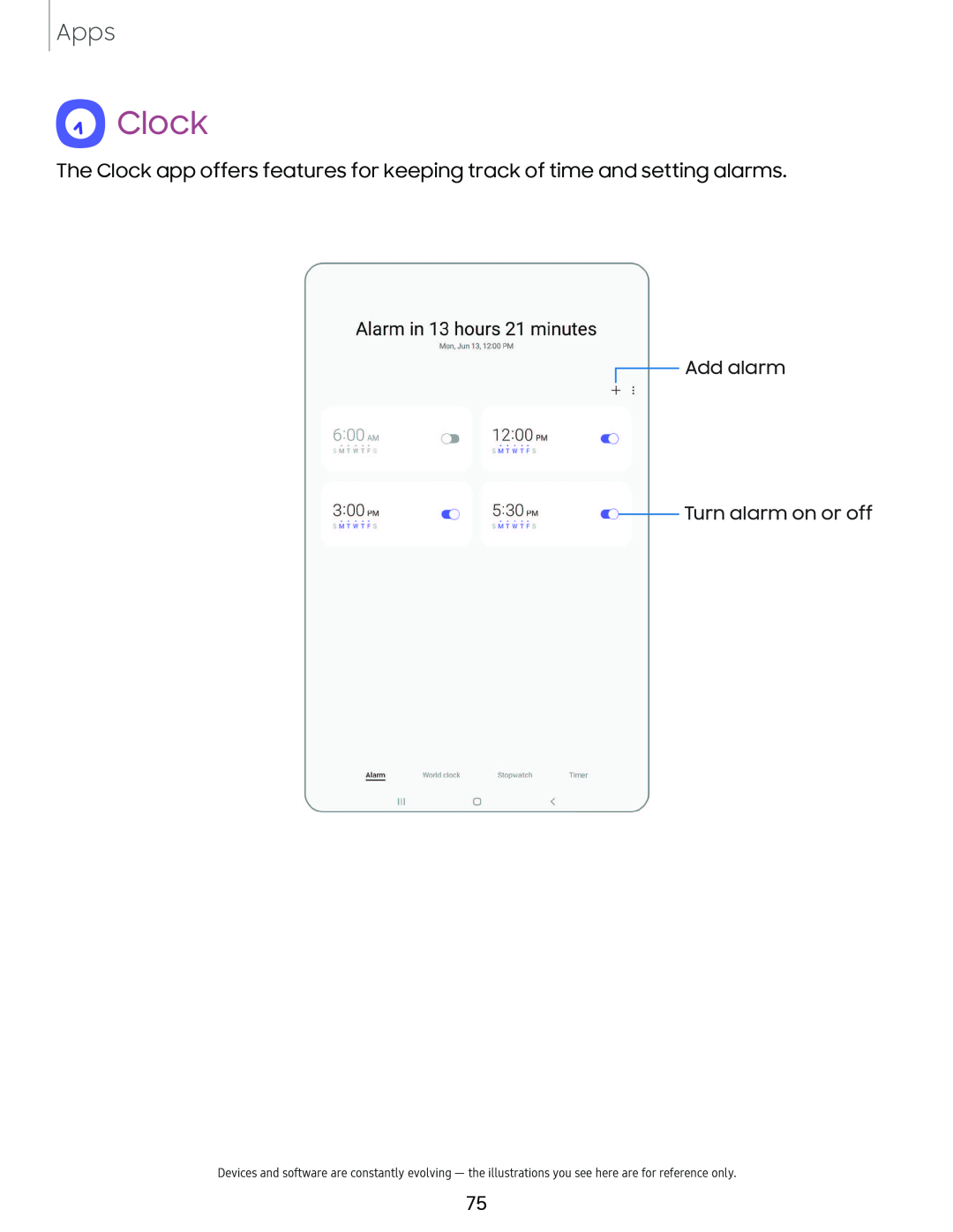 Q Clock Galaxy Tab S6 T-Mobile