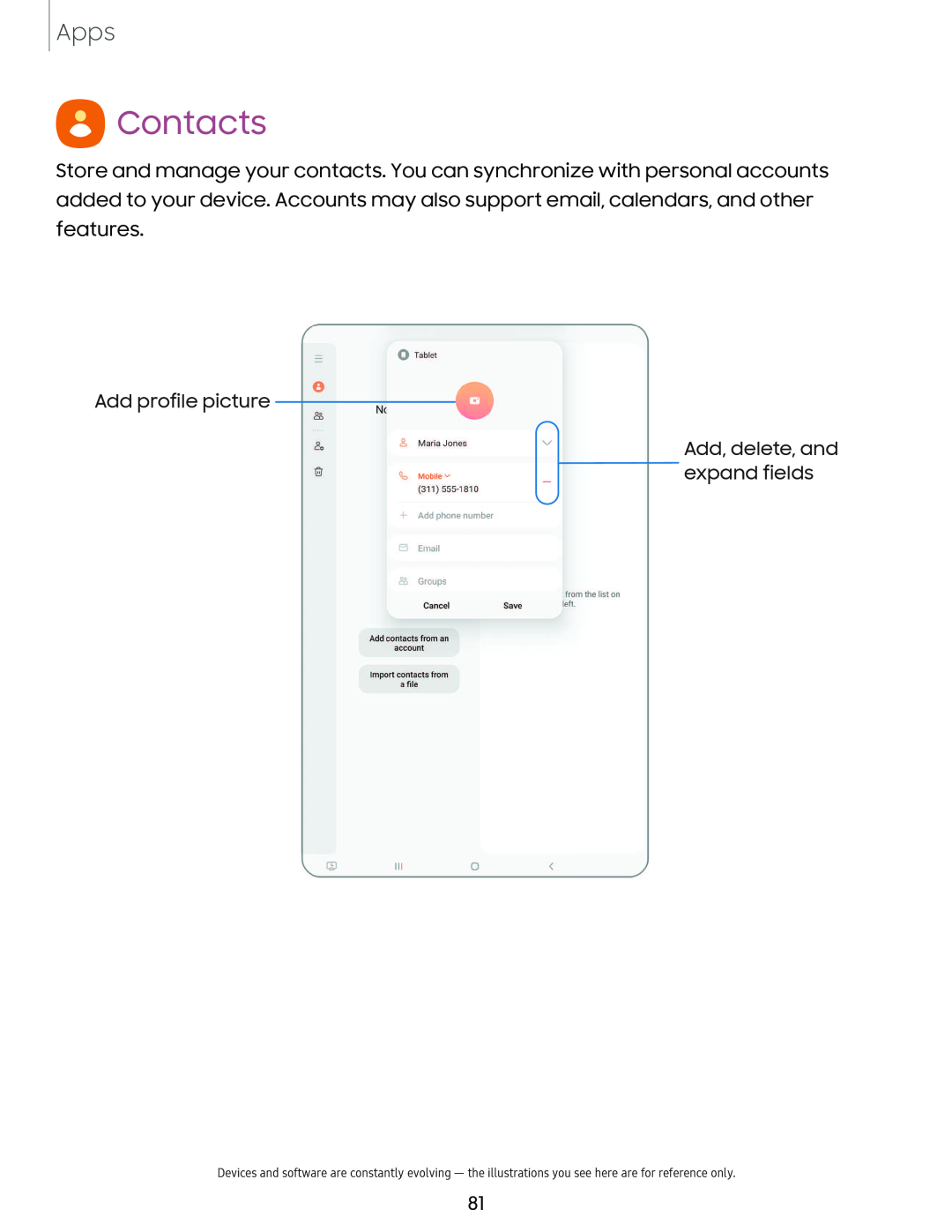 e Contacts Galaxy Tab S6 T-Mobile