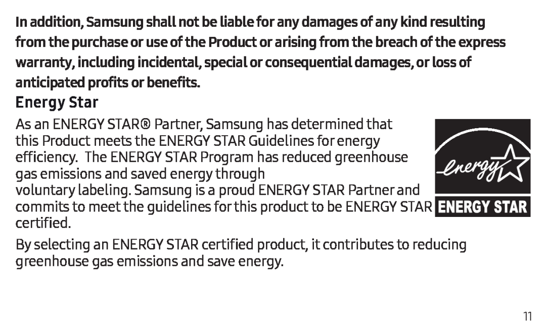 Energy Star Galaxy Tab S4 Wi-Fi