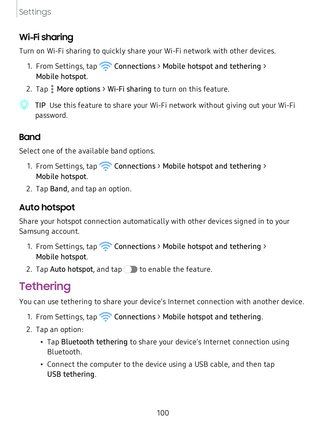 Wi-Fisharing Galaxy Tab S4 Sprint