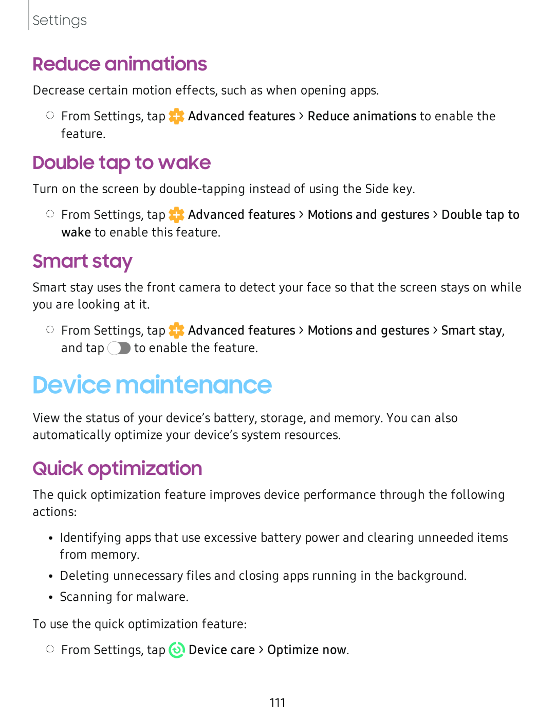 Device maintenance Galaxy Tab S4 Sprint