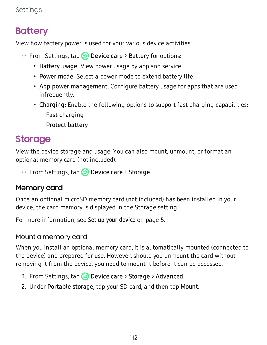 Memory card Galaxy Tab S4 Sprint