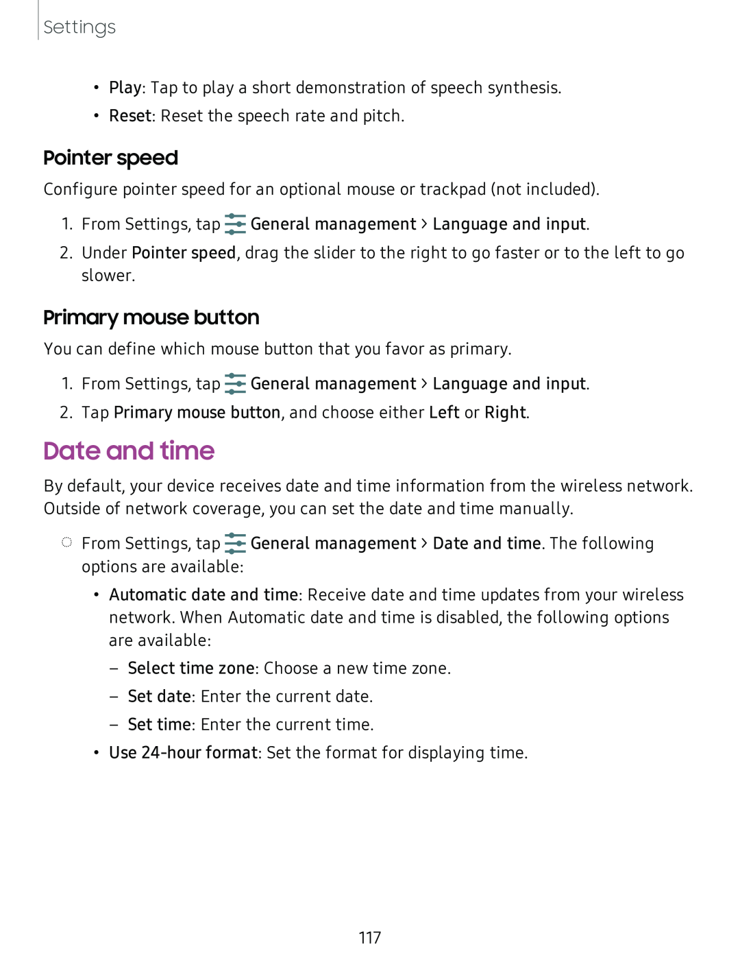 Date and time Galaxy Tab S4 Sprint