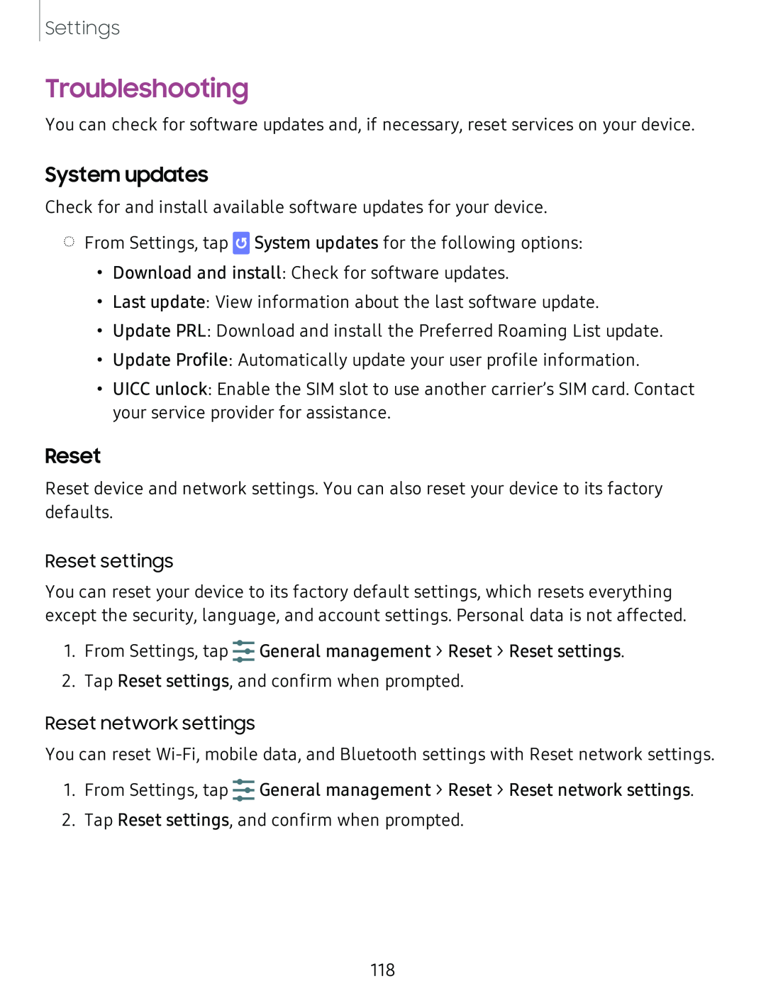 Troubleshooting Galaxy Tab S4 Sprint