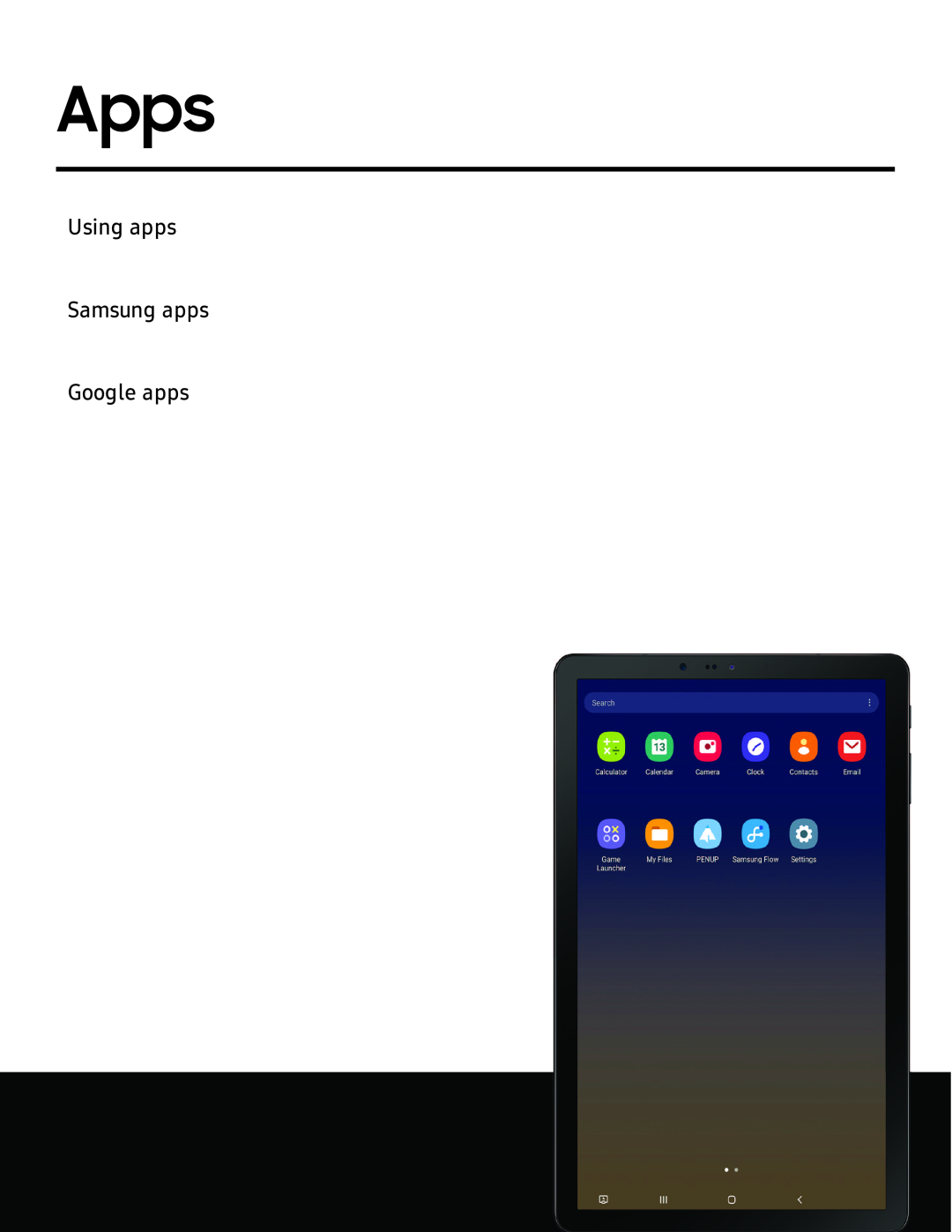 Apps Galaxy Tab S4 Sprint