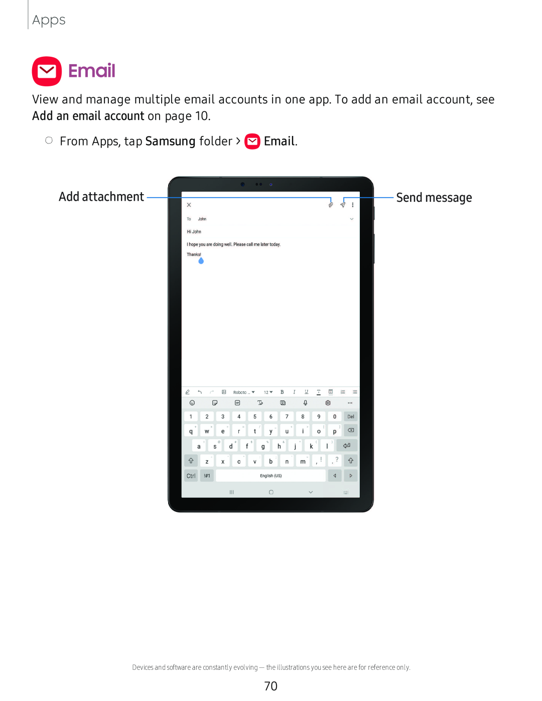 Add attachment Galaxy Tab S4 Sprint