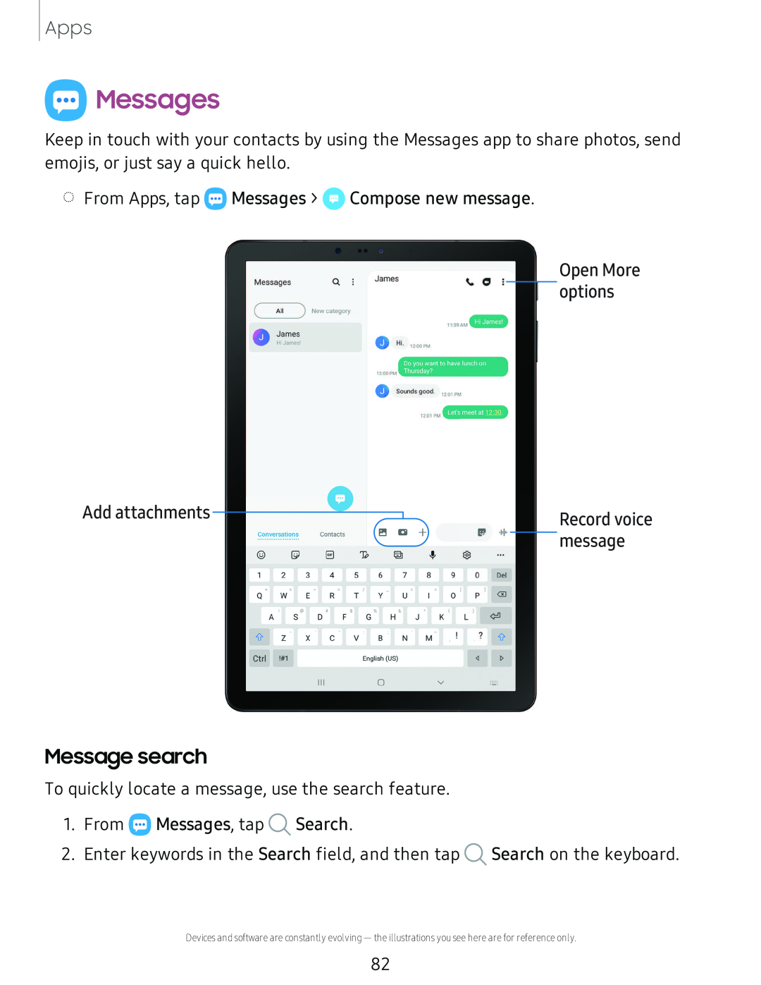 Add attachments Galaxy Tab S4 Sprint