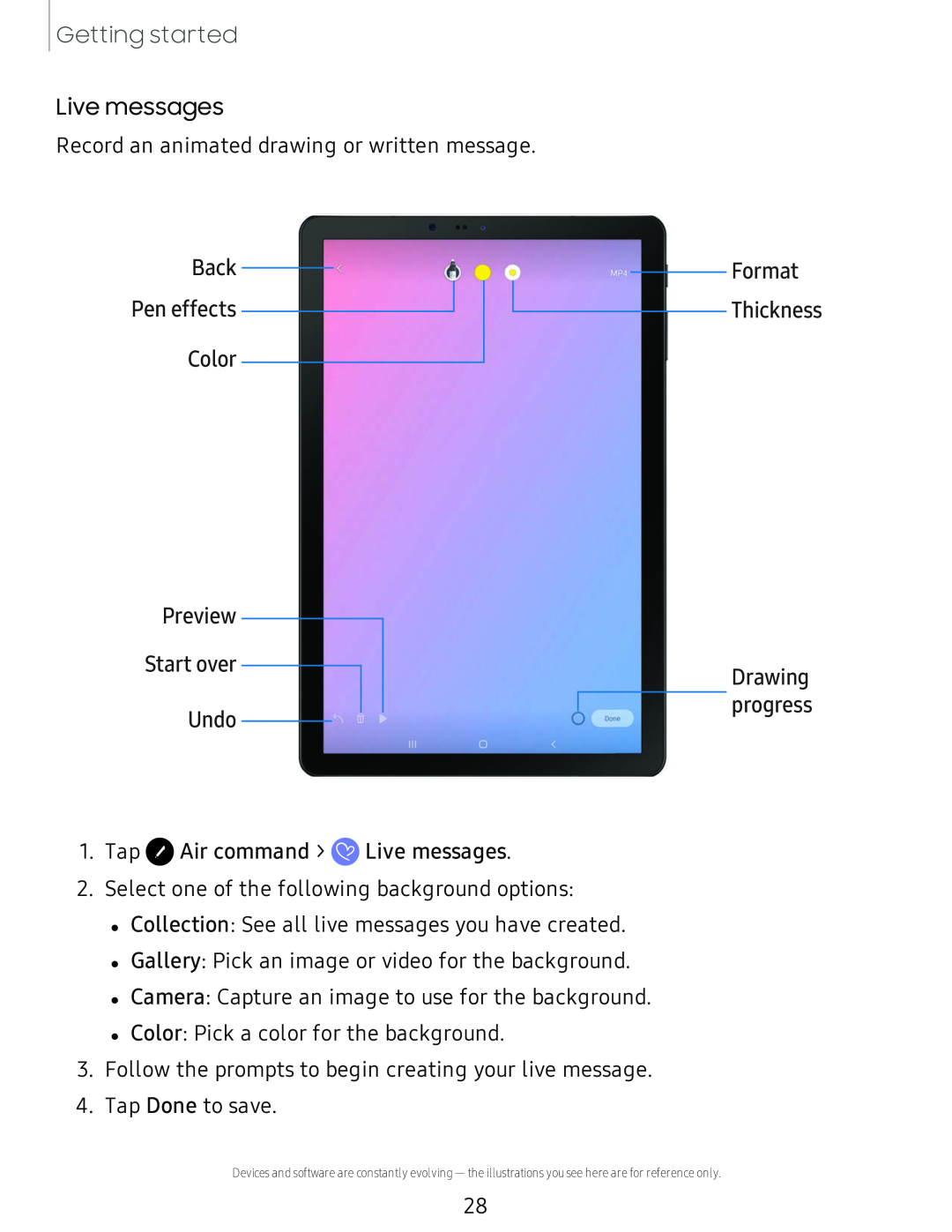 Color Galaxy Tab S4 T-Mobile