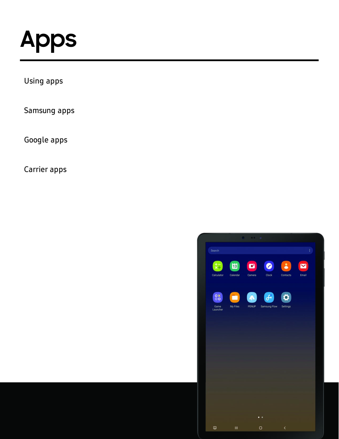 Apps Galaxy Tab S4 T-Mobile