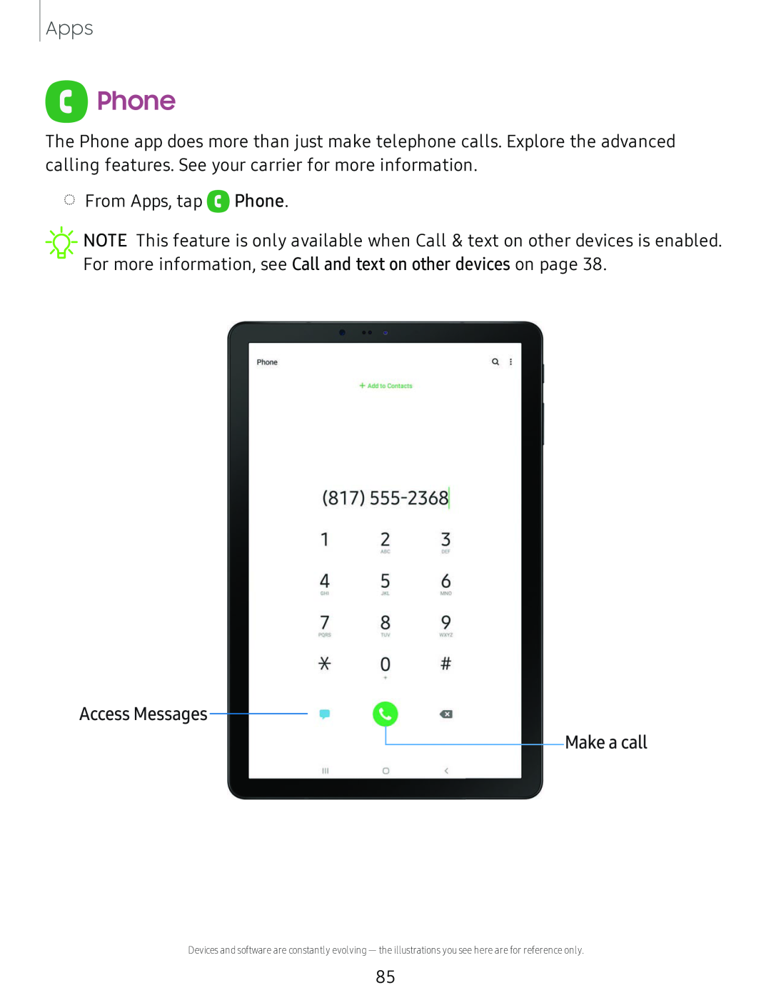 Access Messages Galaxy Tab S4 T-Mobile