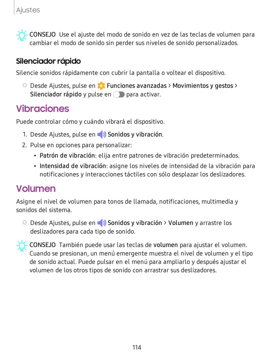 Vibraciones Galaxy Tab S4 T-Mobile