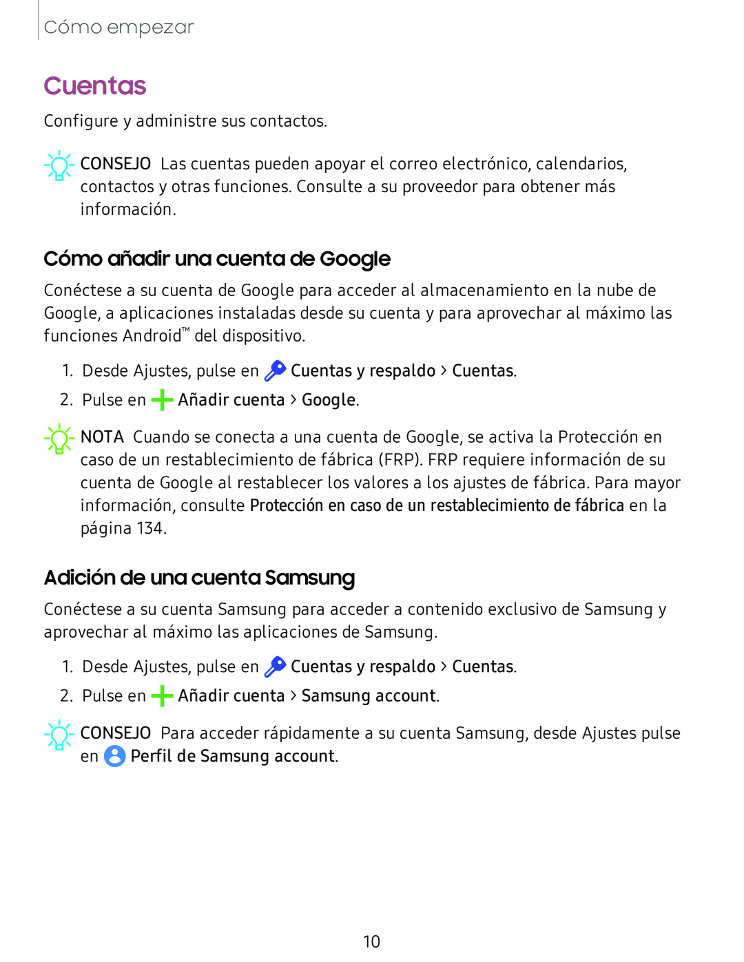 Cuentas Galaxy Tab S4 T-Mobile