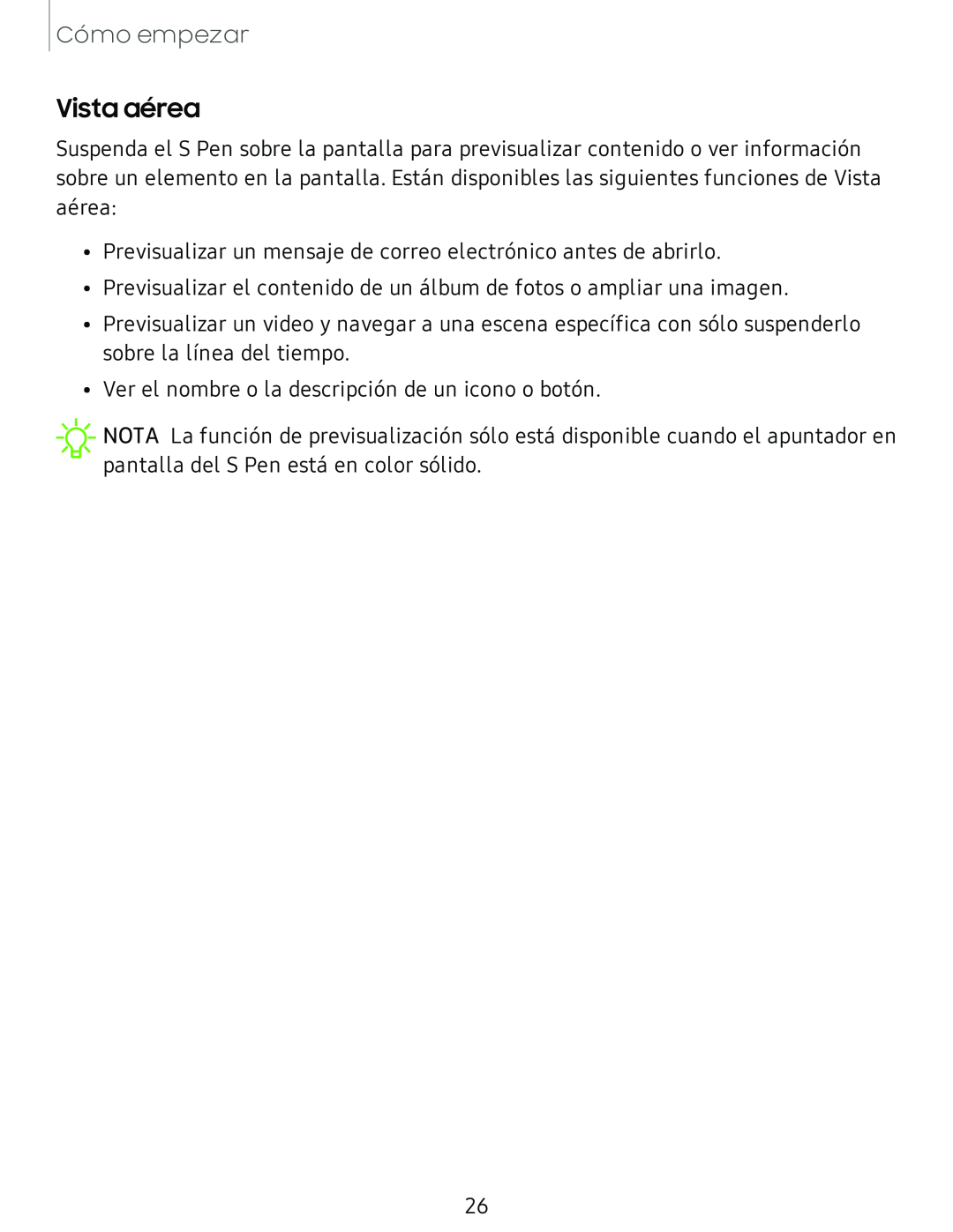 Vista aérea Galaxy Tab S4 T-Mobile