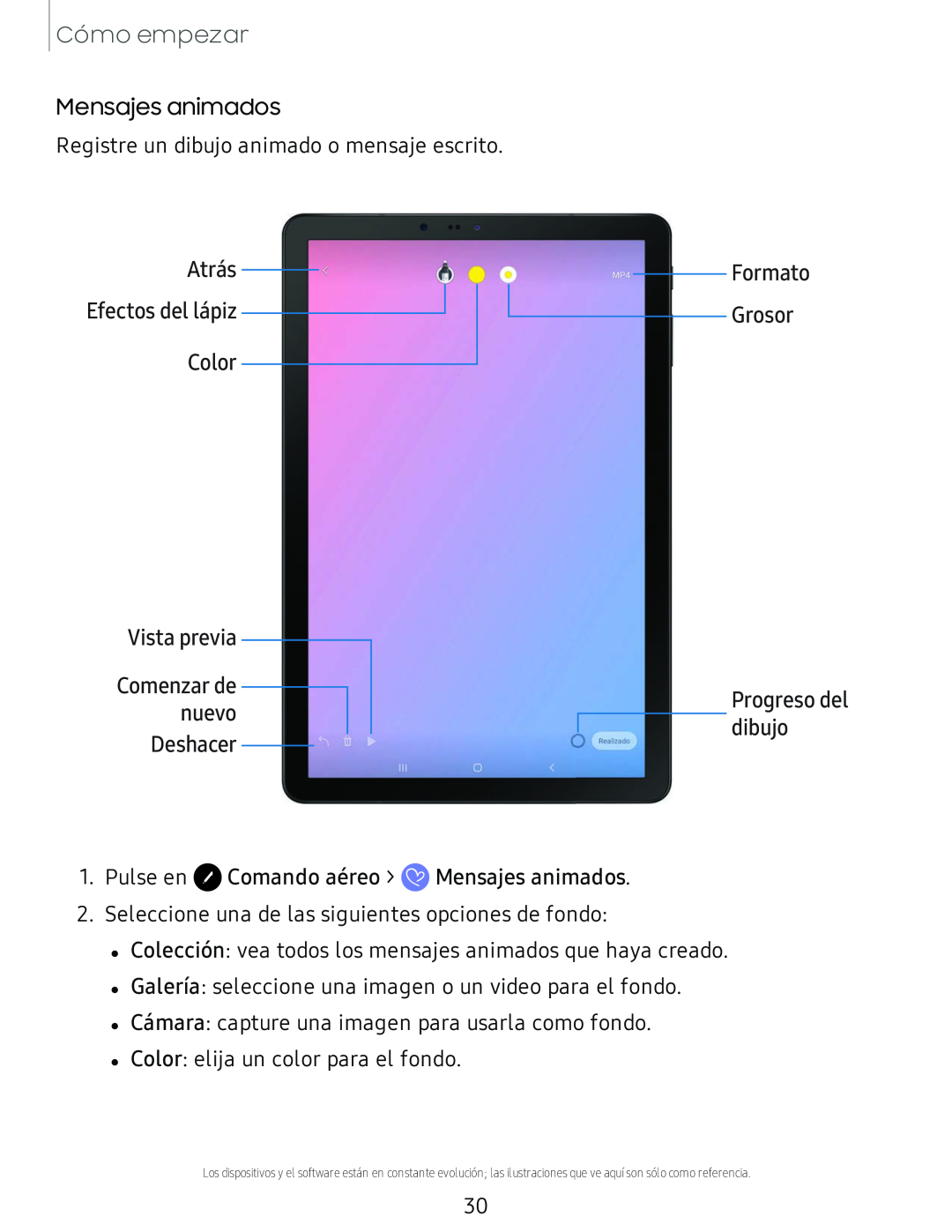 dibujo Galaxy Tab S4 T-Mobile