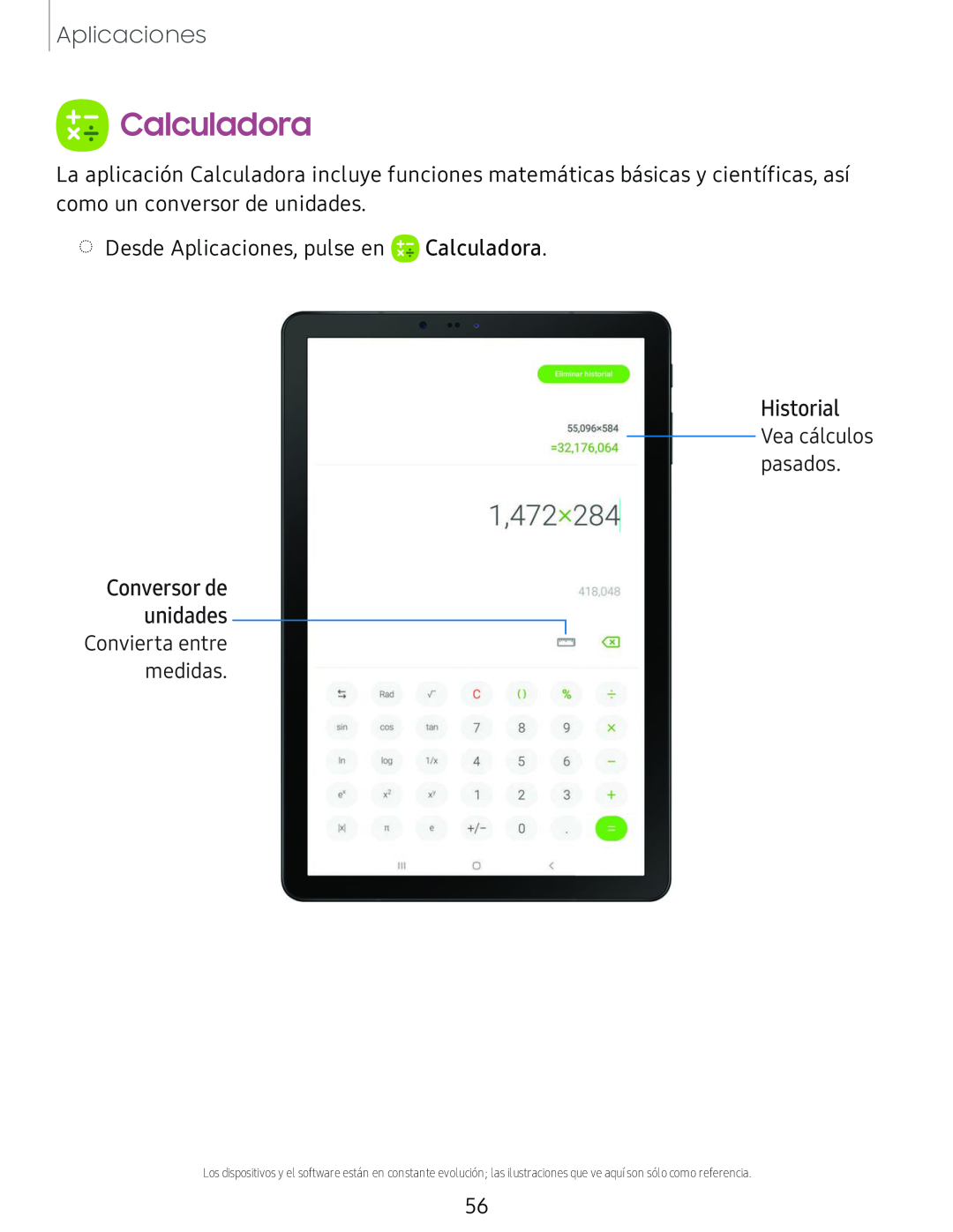 Calculadora Galaxy Tab S4 T-Mobile