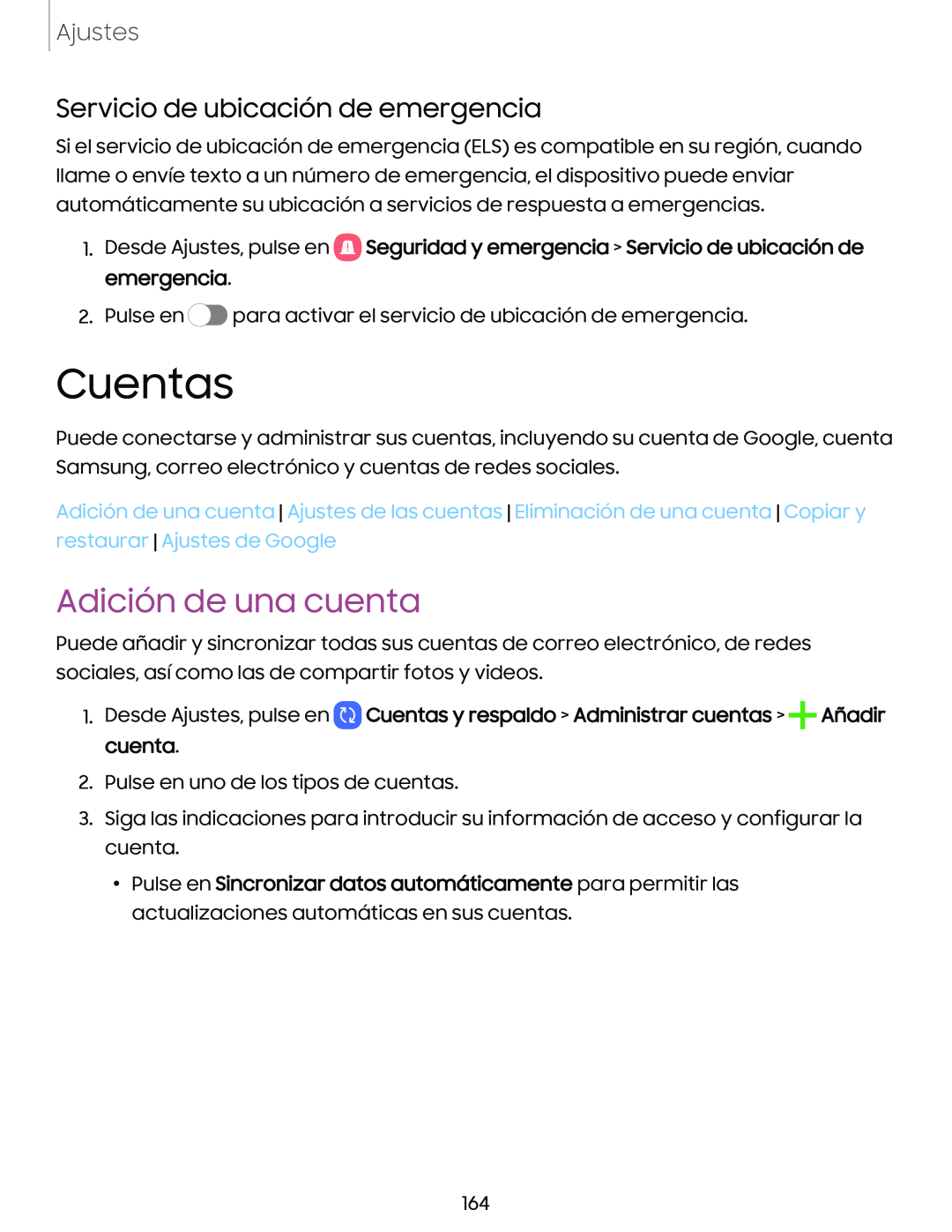 Adición de una cuenta Galaxy S10e Xfinity Mobile