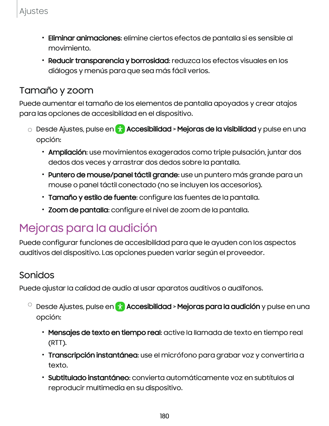 Mejoras para la audición Galaxy S10e Xfinity Mobile