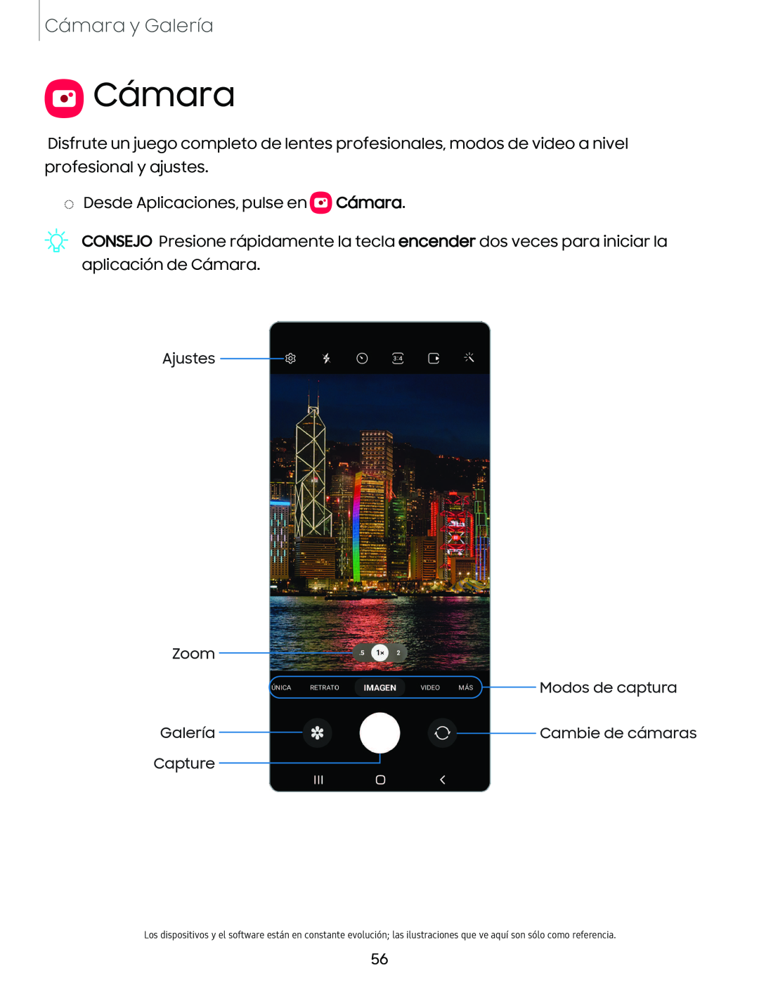 Cámara Galaxy S10e Xfinity Mobile