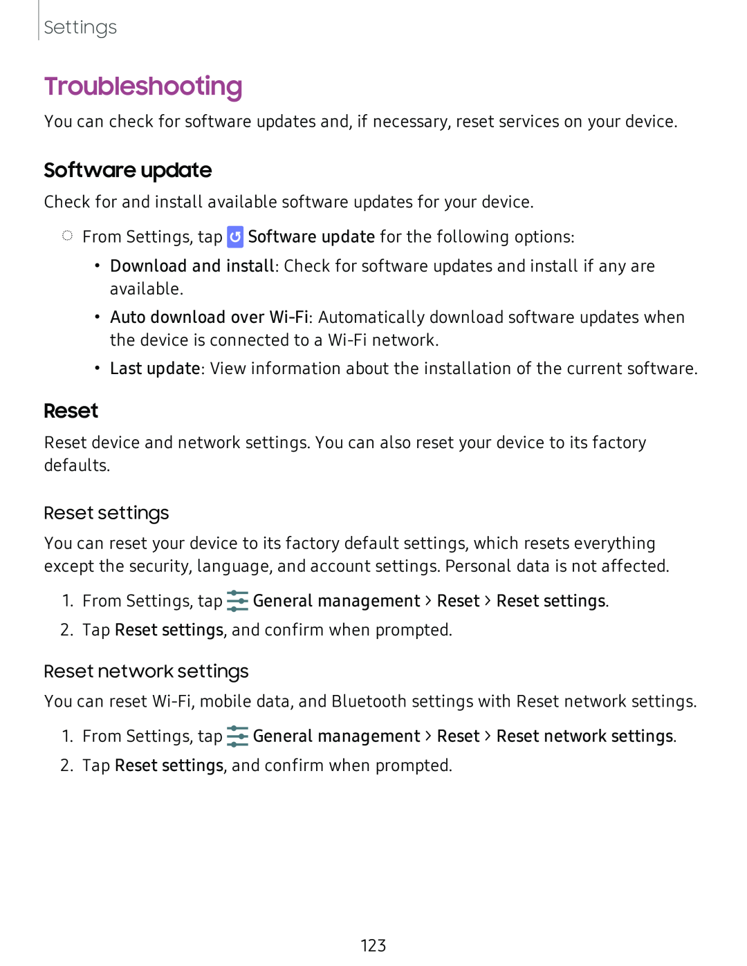 Reset Galaxy Tab S4 US Cellular