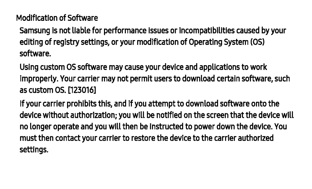 Modification of Software