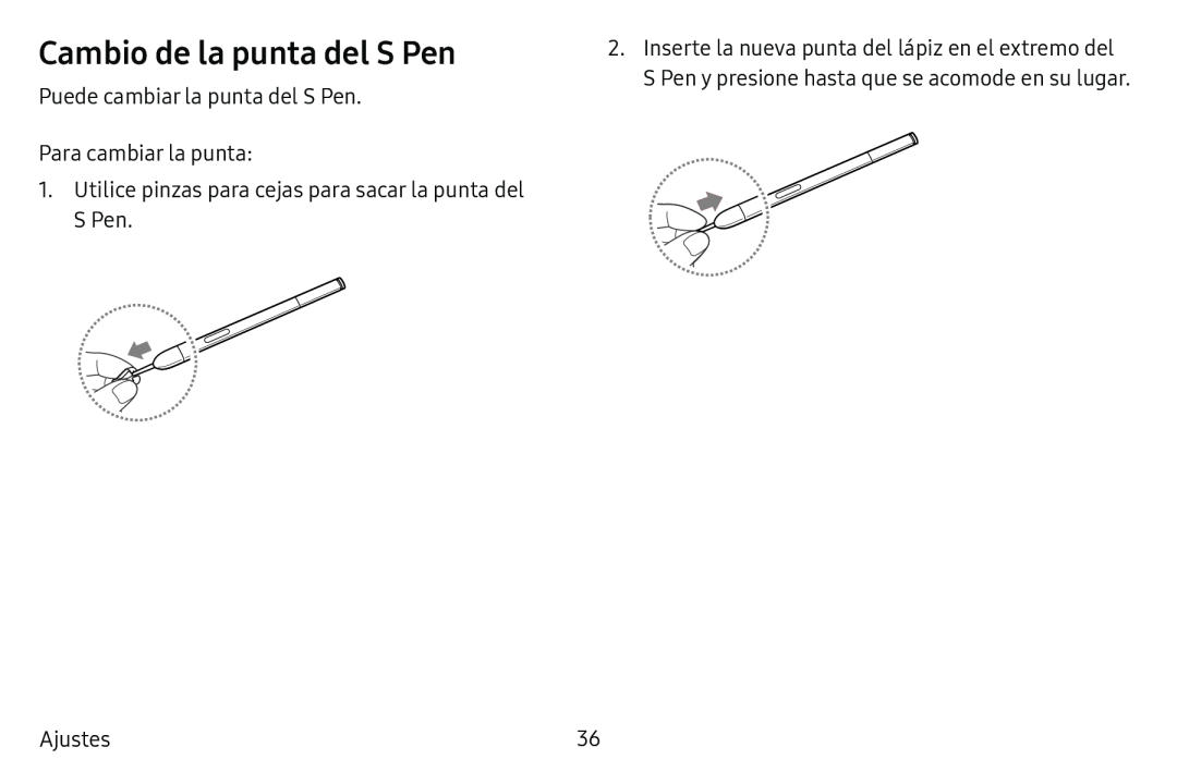 Cambio de la punta del S Pen Galaxy Tab S3 Verizon