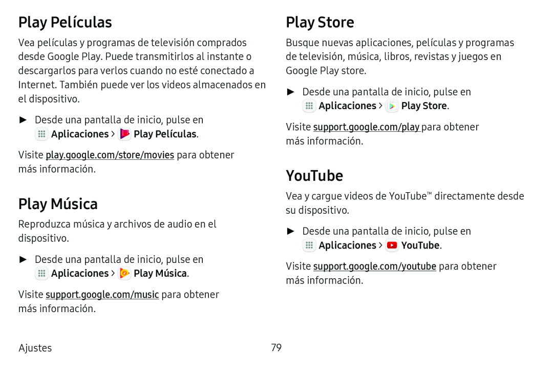 Play Música Galaxy Tab S3 Verizon