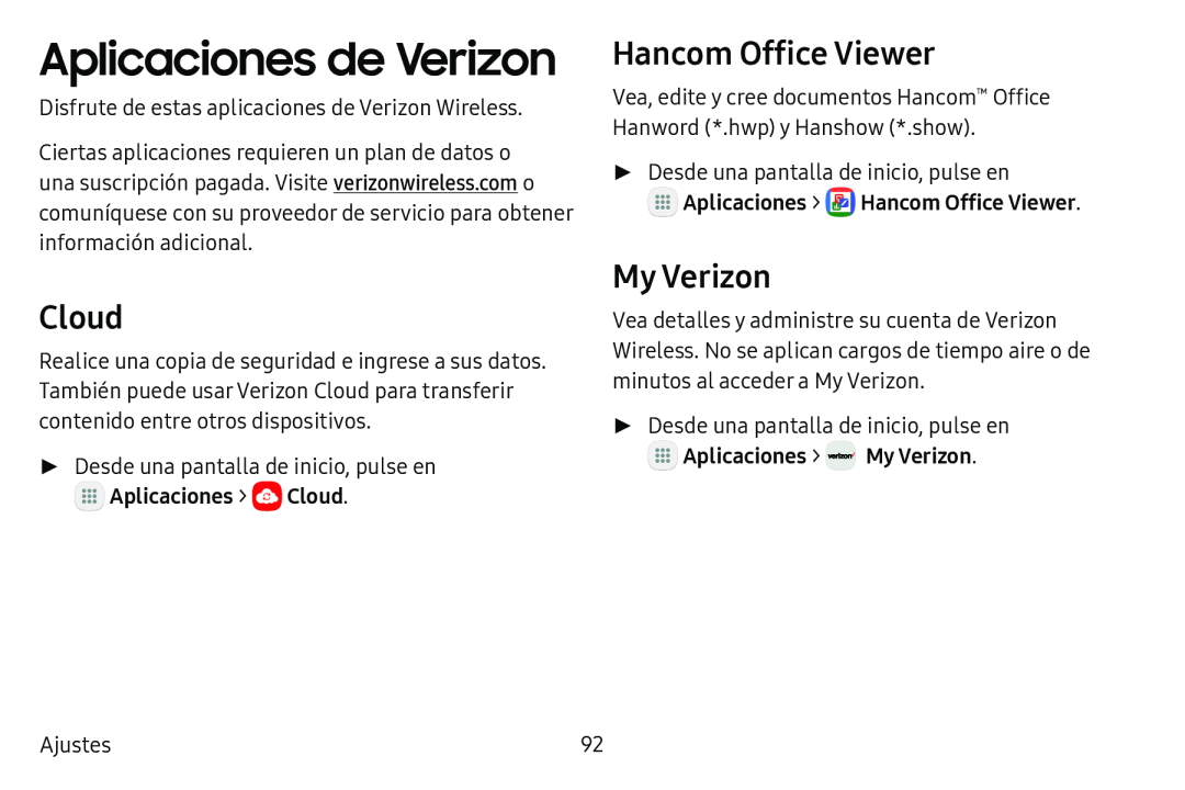 Hancom Office Viewer Galaxy Tab S3 Verizon