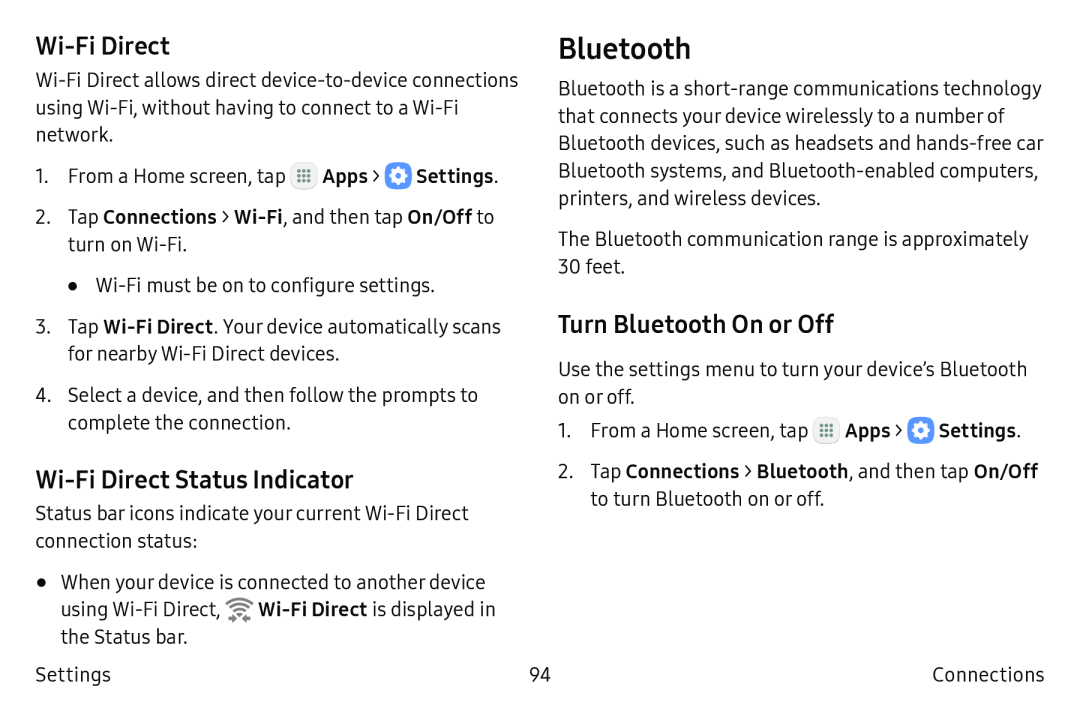 Bluetooth Galaxy Tab S2 9.7 Refresh AT&T