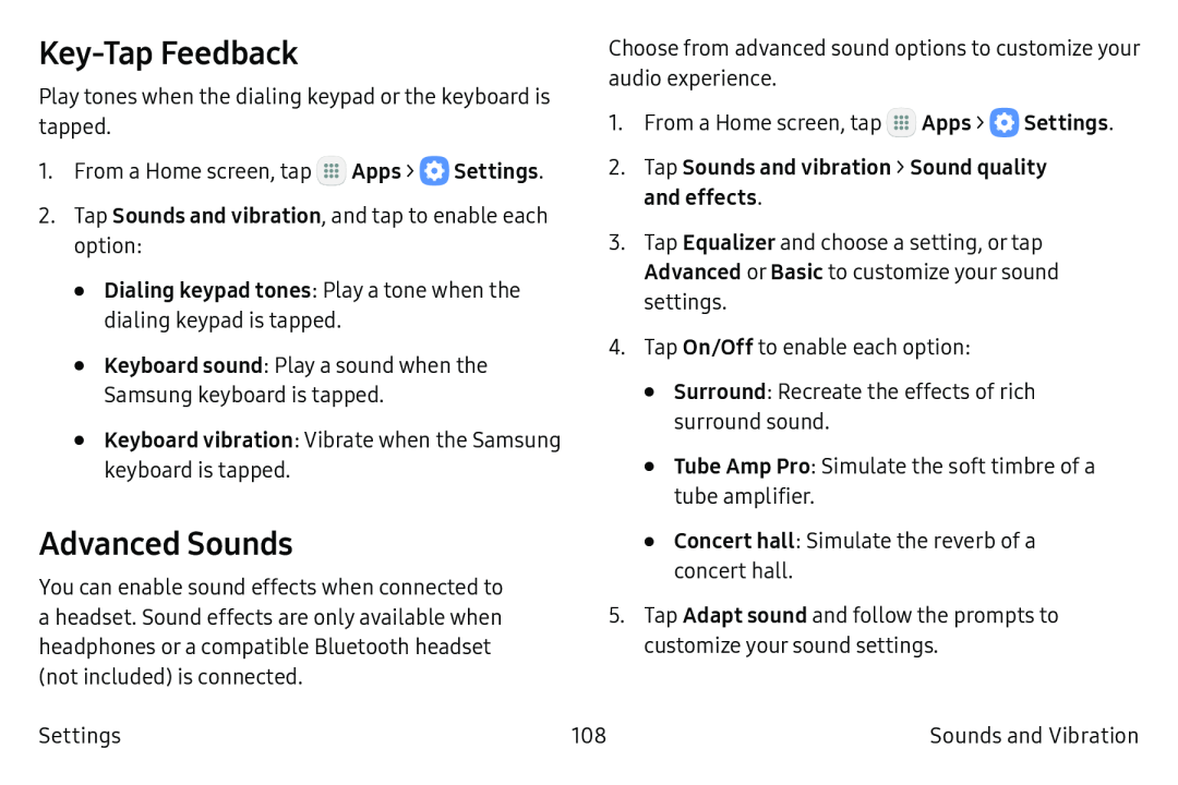 Advanced Sounds Galaxy Tab S2 9.7 Refresh AT&T