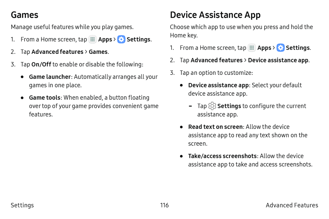 Device Assistance App Galaxy Tab S2 9.7 Refresh AT&T