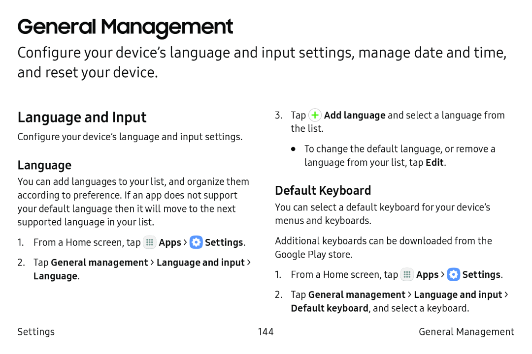 Default Keyboard Galaxy Tab S2 9.7 Refresh AT&T