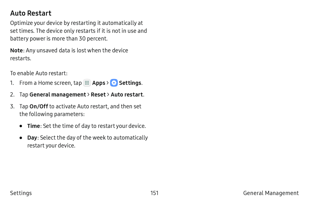 Auto Restart Galaxy Tab S2 9.7 Refresh AT&T