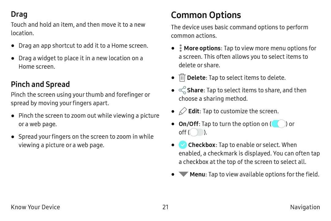 Common Options Galaxy Tab S2 9.7 Refresh AT&T